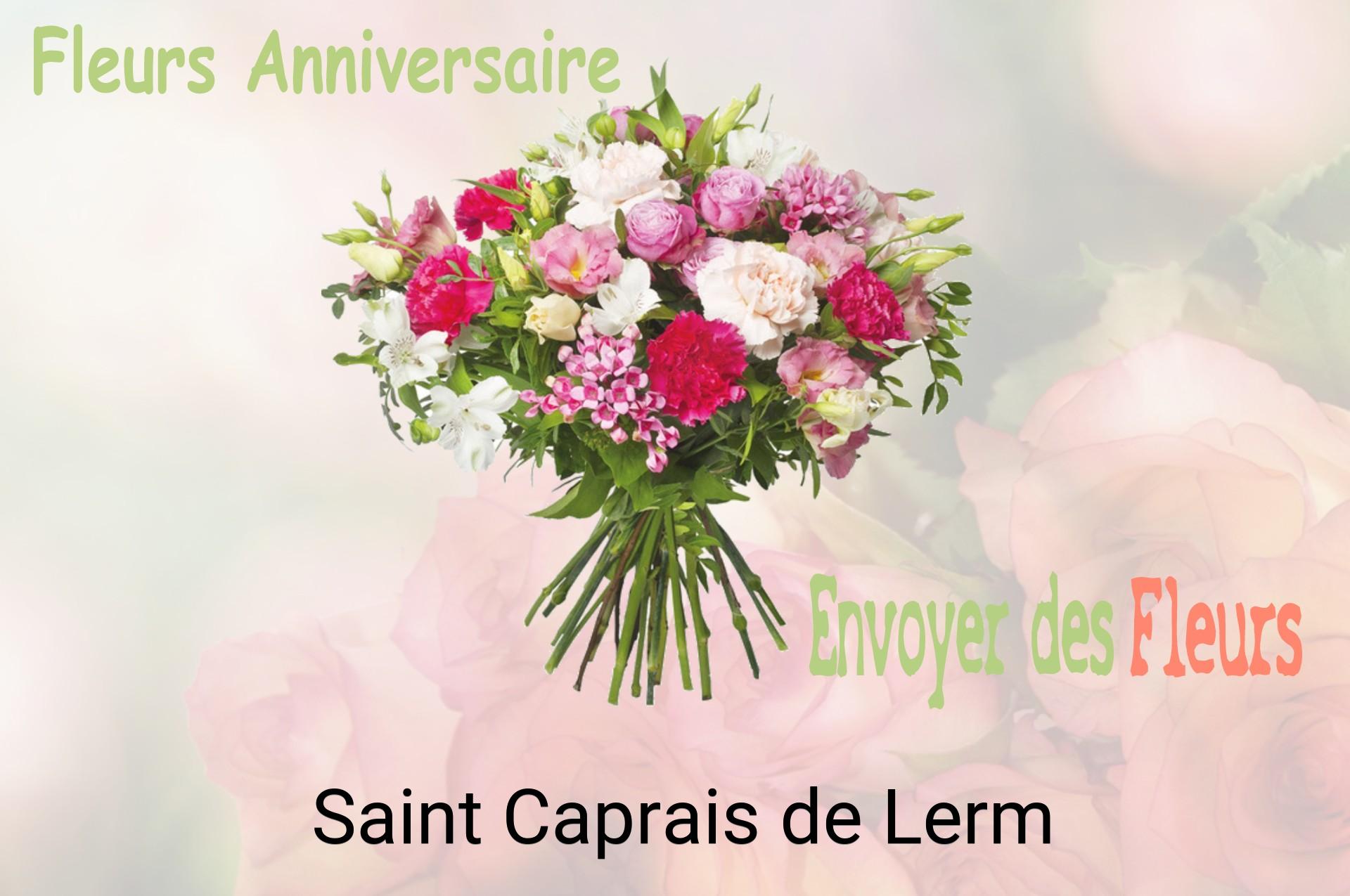 Bouquet de fleurs d’anniversaire livré à Saint-Caprais-de-Lerm