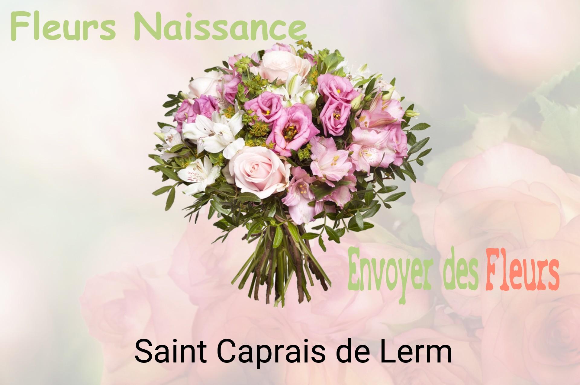 Bouquet de fleurs de naissance livré à Saint-Caprais-de-Lerm